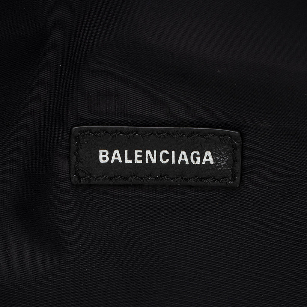 Balenciaga BB Monogram Canvas Allover Logo Signature Medium Belt Bag