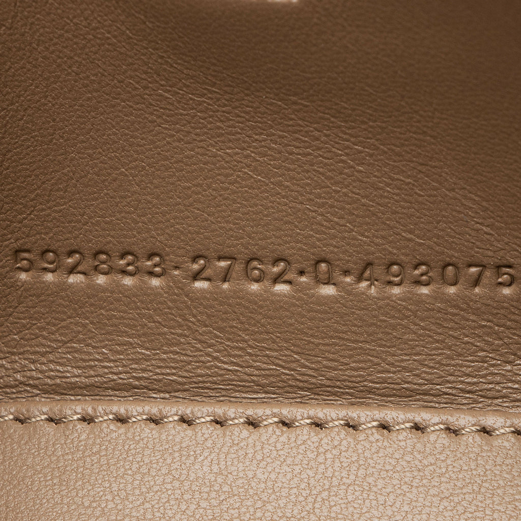 Balenciaga BB Monogram Canvas Hourglass XS Satchel