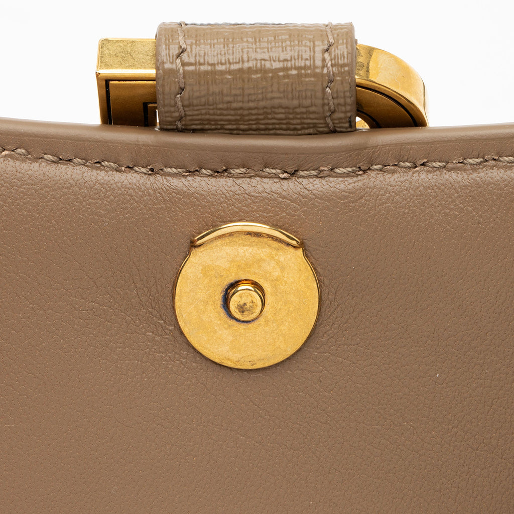 Balenciaga BB Monogram Canvas Hourglass XS Satchel