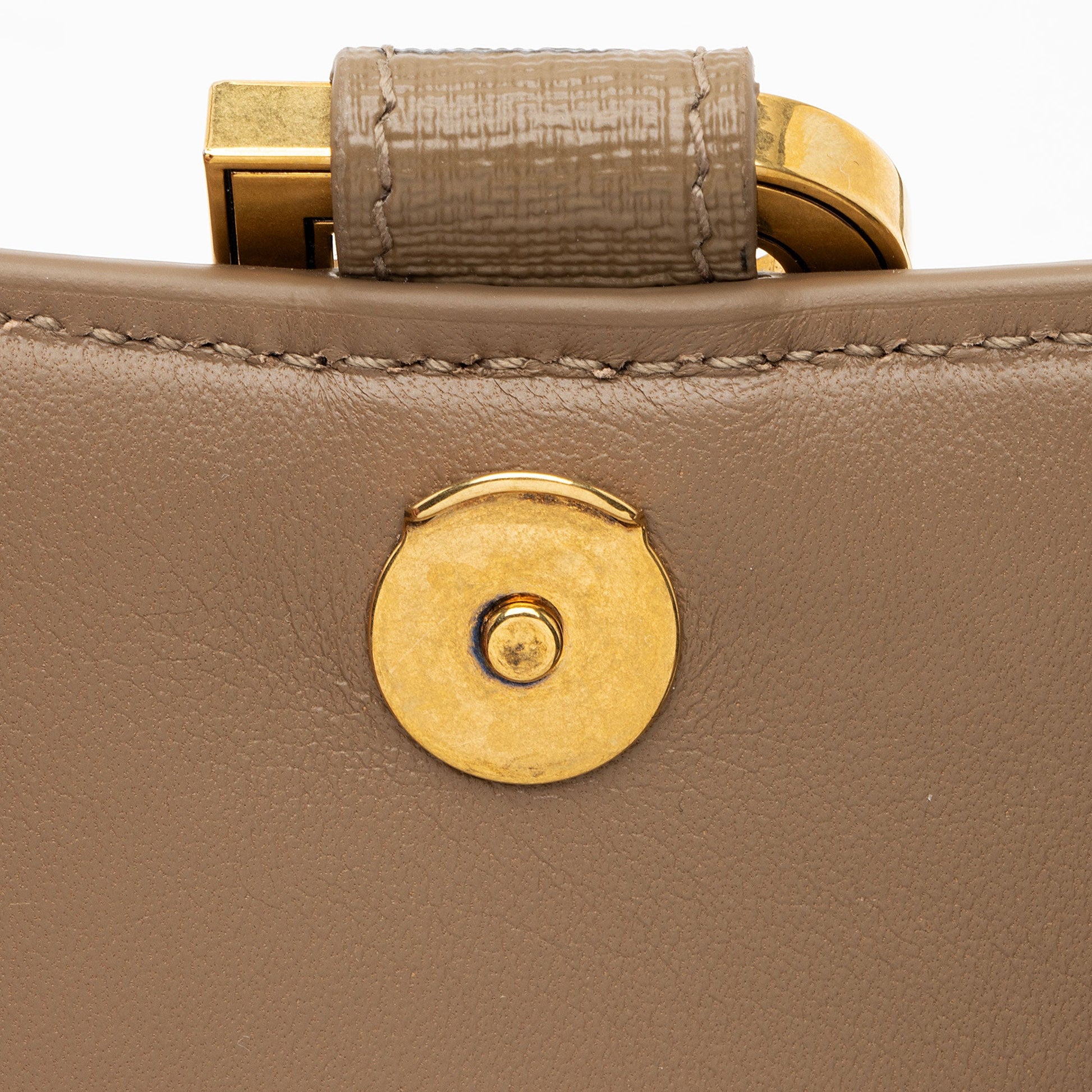 Balenciaga BB Monogram Canvas Hourglass XS Satchel