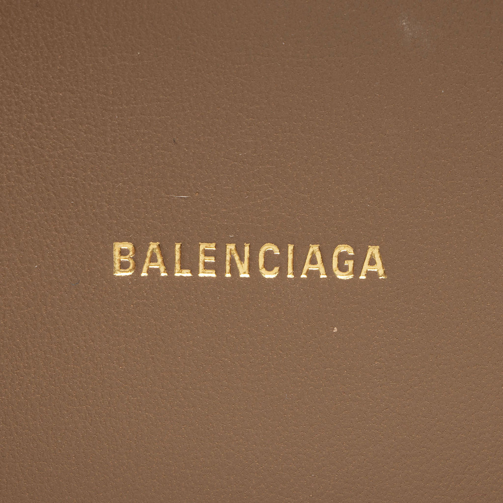 Balenciaga BB Monogram Canvas Hourglass XS Satchel
