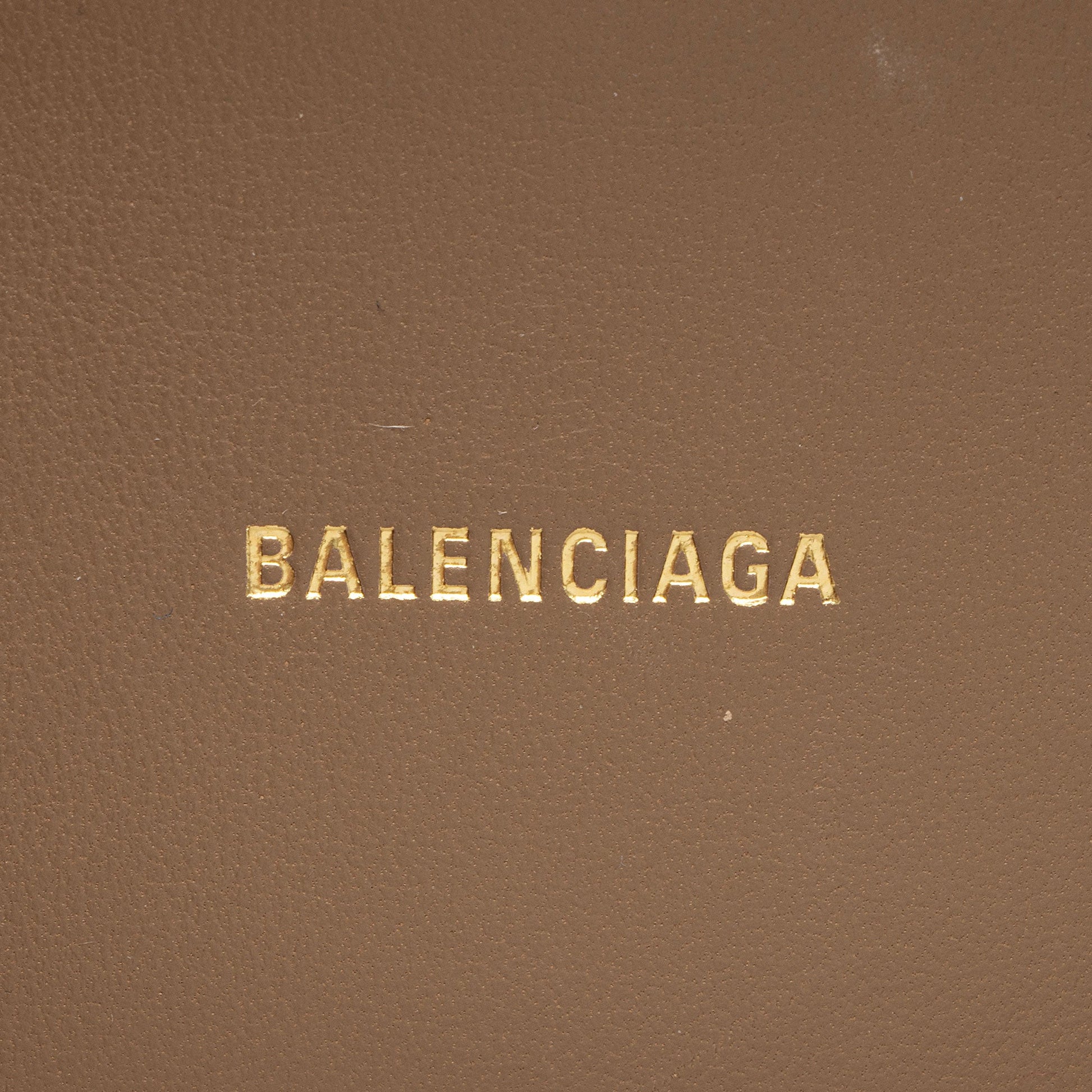 Balenciaga BB Monogram Canvas Hourglass XS Satchel