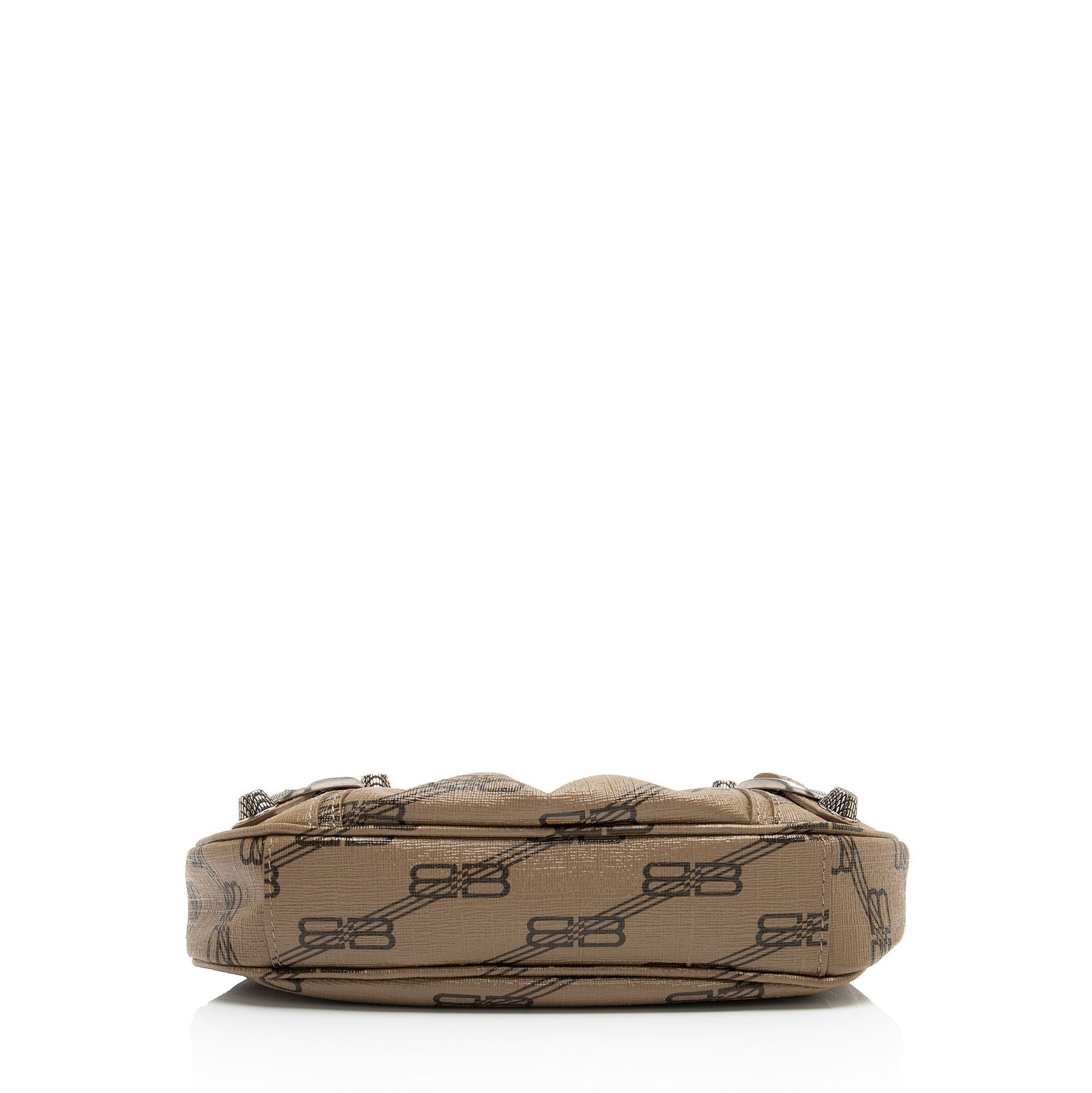 Balenciaga BB Monogram Canvas Le Cagole Mini Crossbody