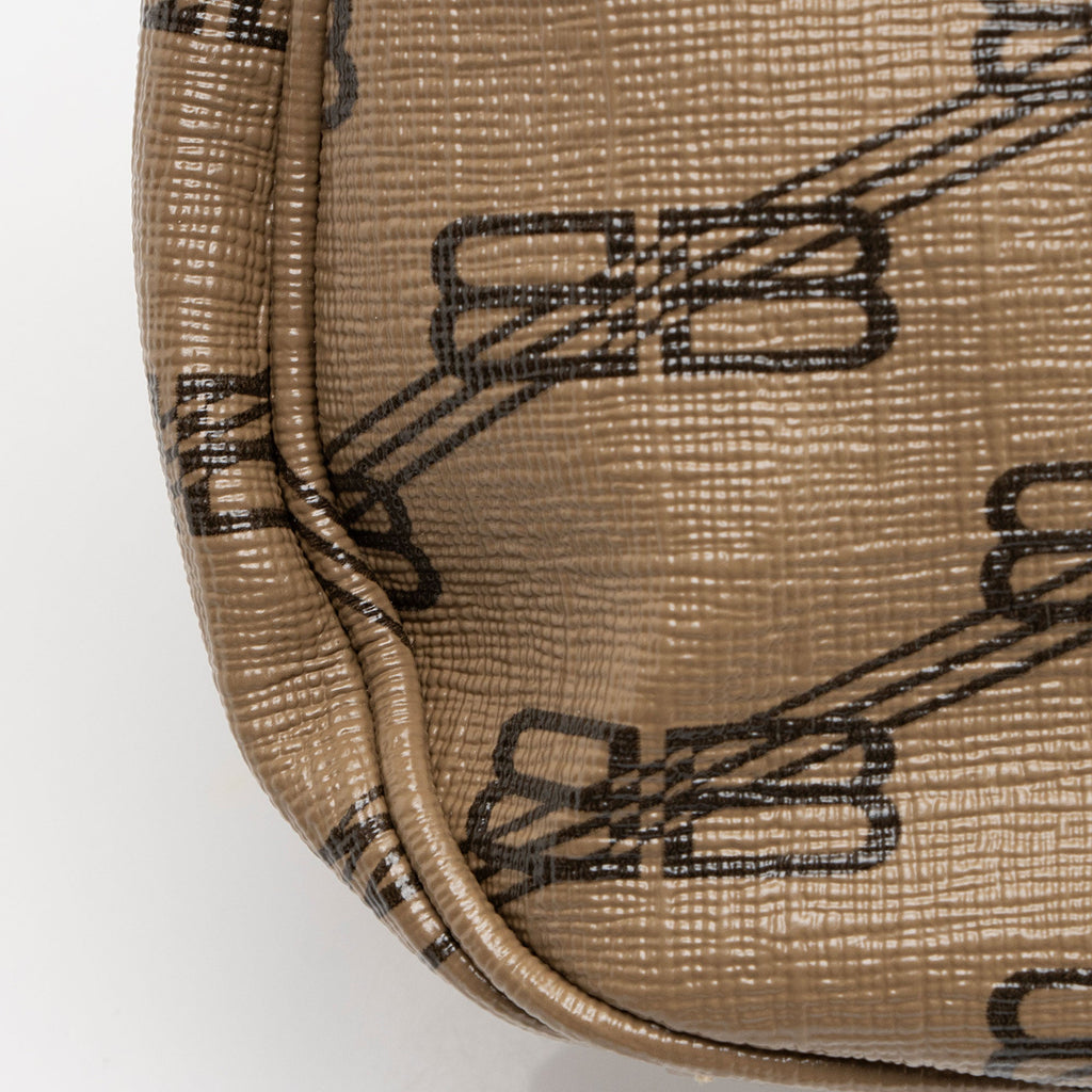 Balenciaga BB Monogram Canvas Le Cagole Mini Crossbody