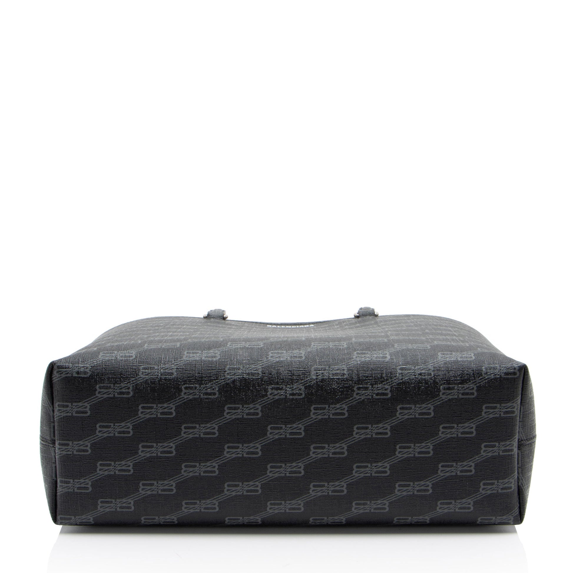 Balenciaga BB Monogram Canvas Signature E/W Medium Shopper Tote