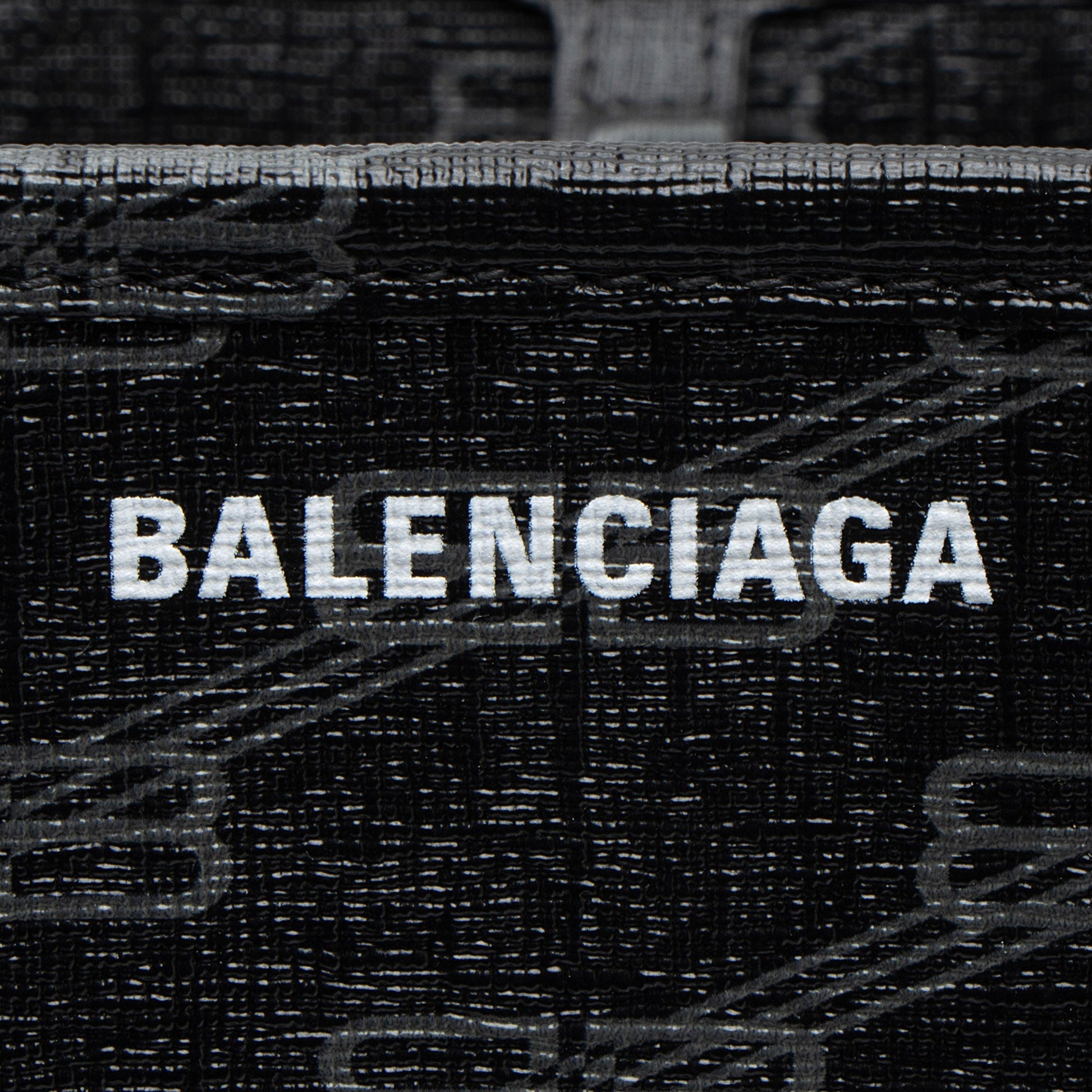 Balenciaga BB Monogram Canvas Signature E/W Medium Shopper Tote