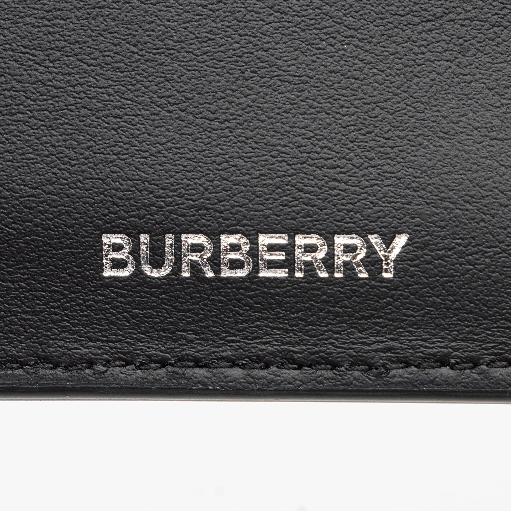 Burberry E-Canvas TB Monogram Bi-Fold Wallet (SHF-EKw5mW)