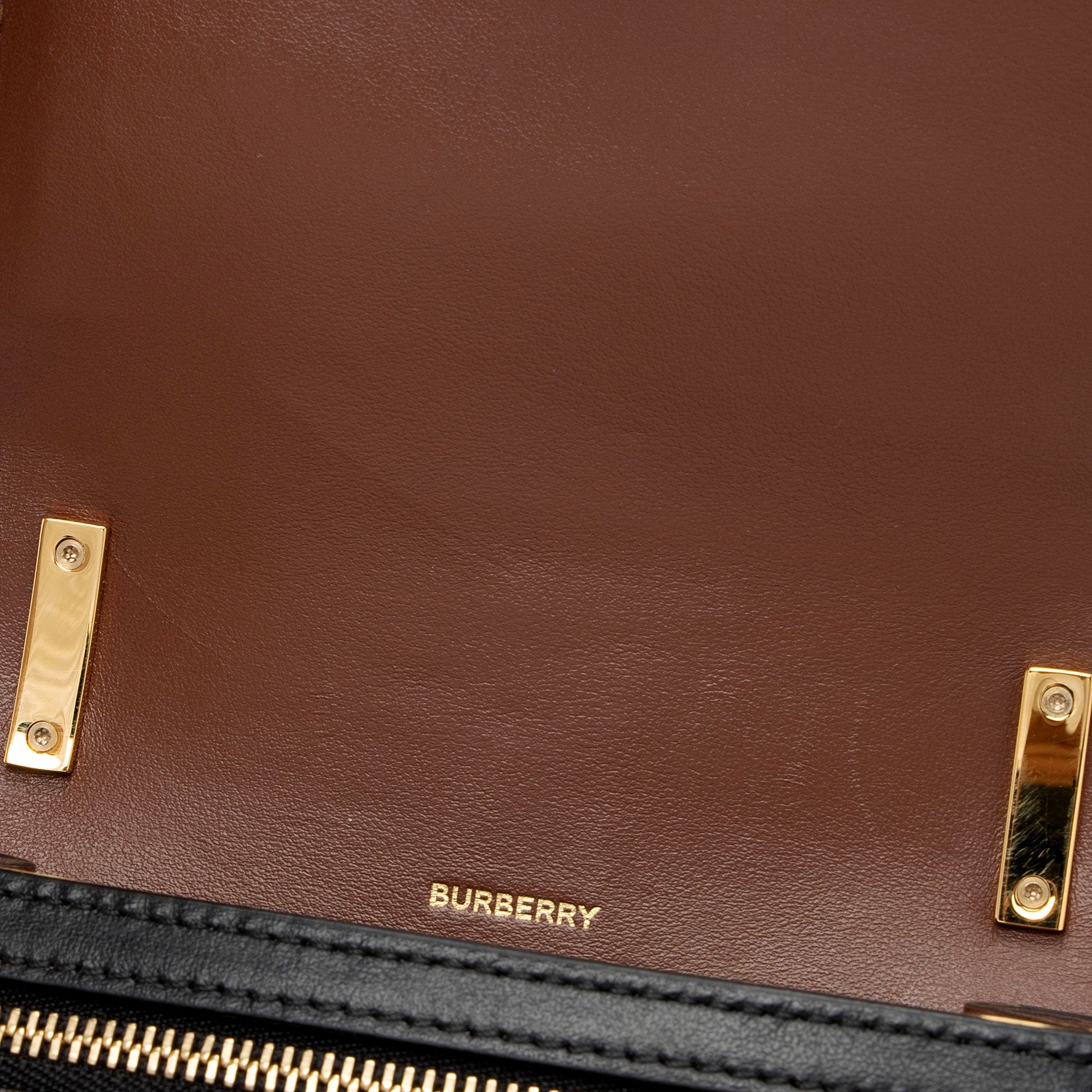 Burberry E-Canvas TB Monogram Stripe Robin Mini Messenger (SHF-dLA5PE)