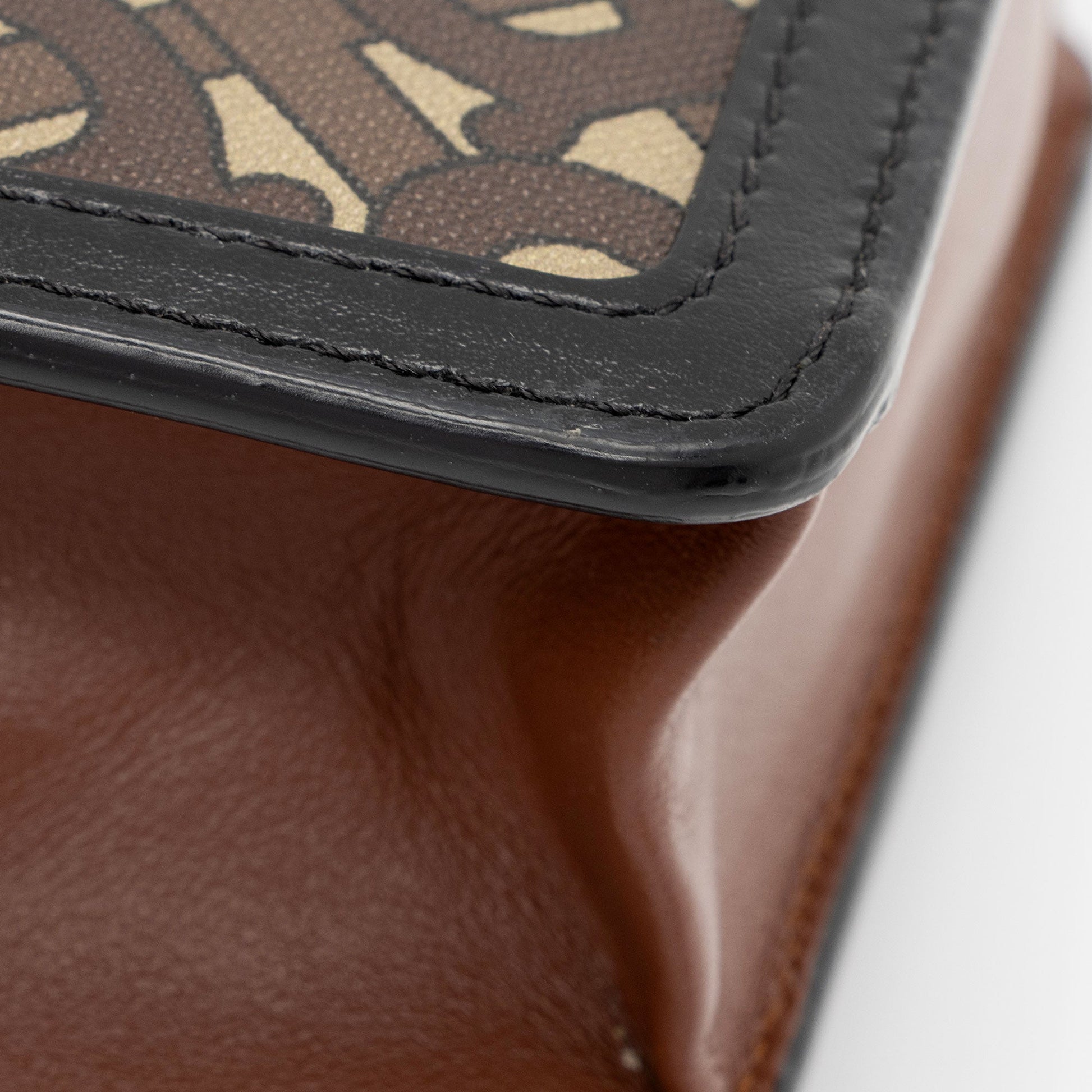 Burberry E-Canvas TB Monogram Stripe Robin Mini Messenger (SHF-dLA5PE)