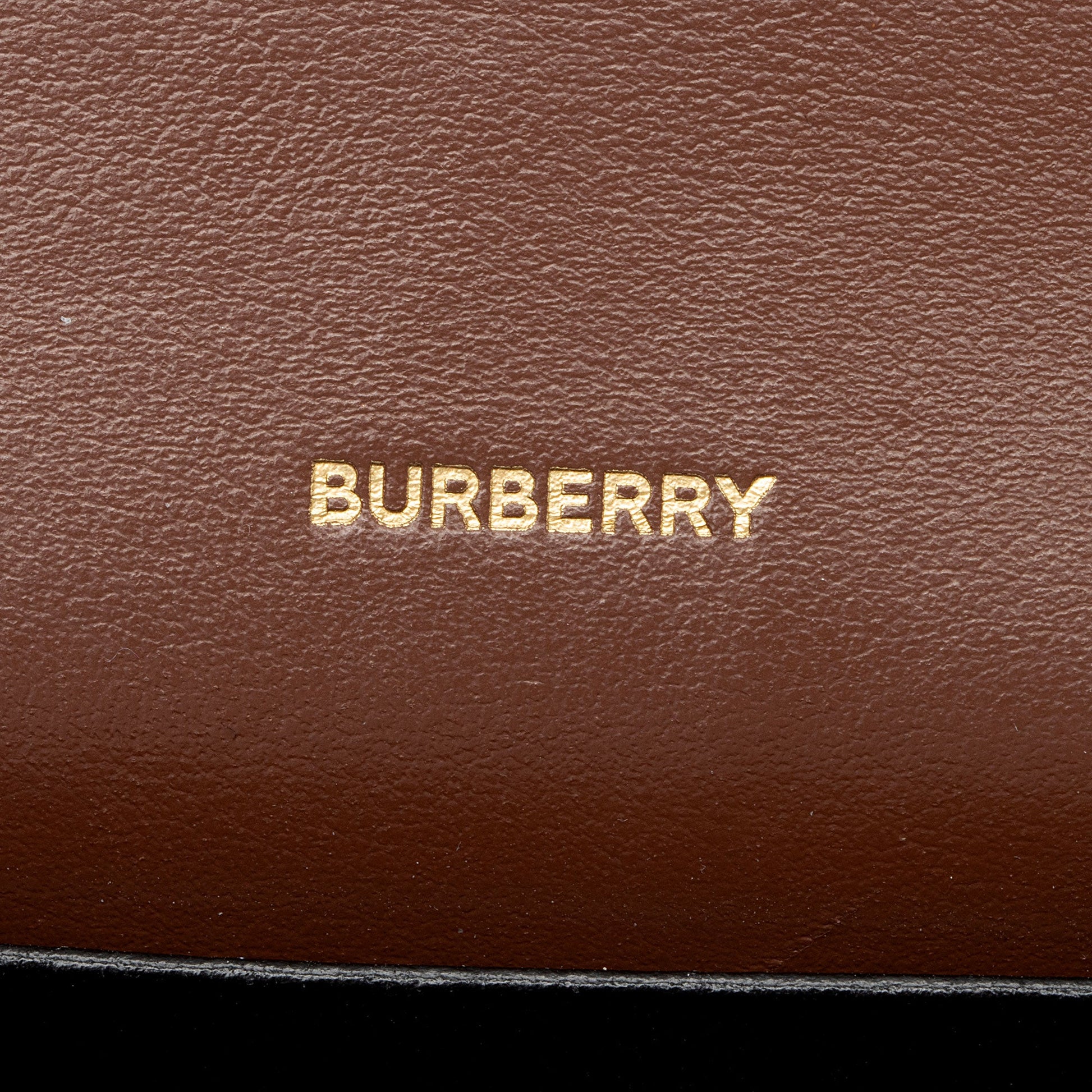 Burberry E-Canvas TB Monogram Stripe Robin Mini Messenger (SHF-dLA5PE)