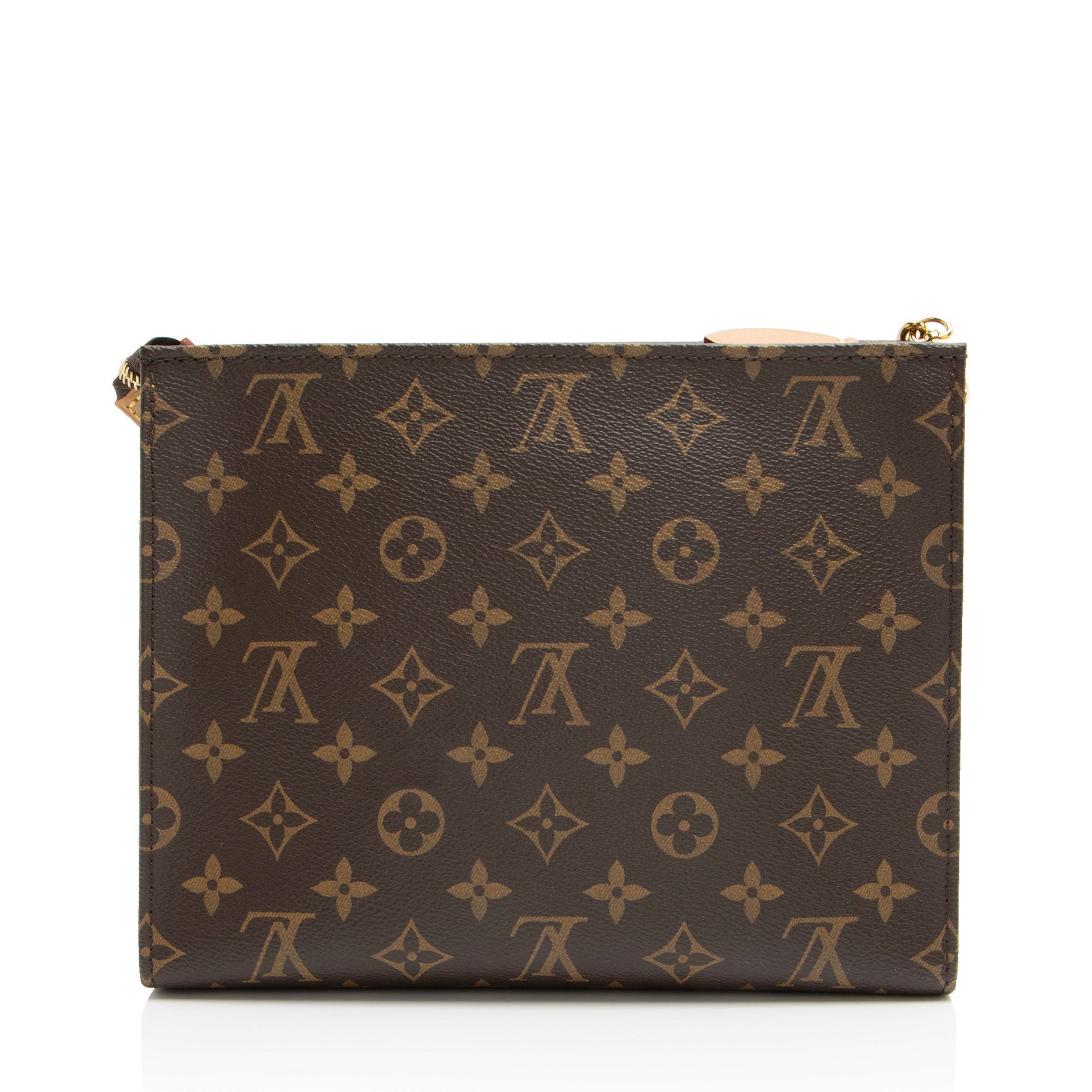 Louis Vuitton Monogram Canvas Toiletry Pouch on Chain (SHF-2elCGy)