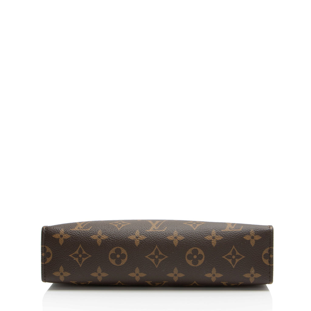 Louis Vuitton Monogram Canvas Toiletry Pouch on Chain (SHF-2elCGy)