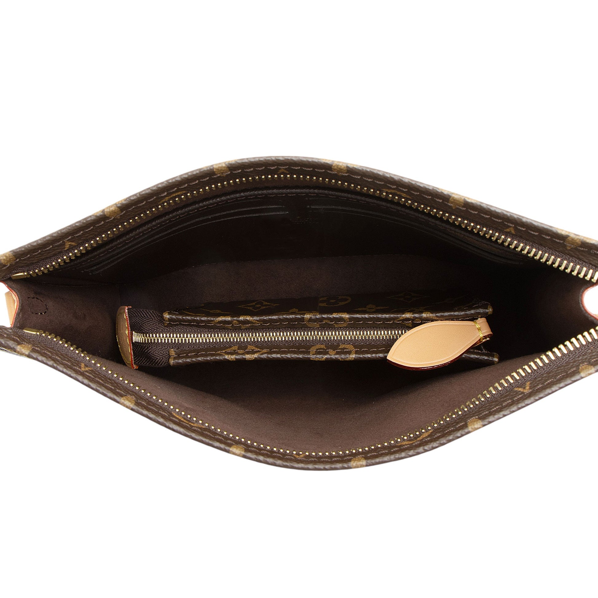 Louis Vuitton Monogram Canvas Toiletry Pouch on Chain (SHF-2elCGy)