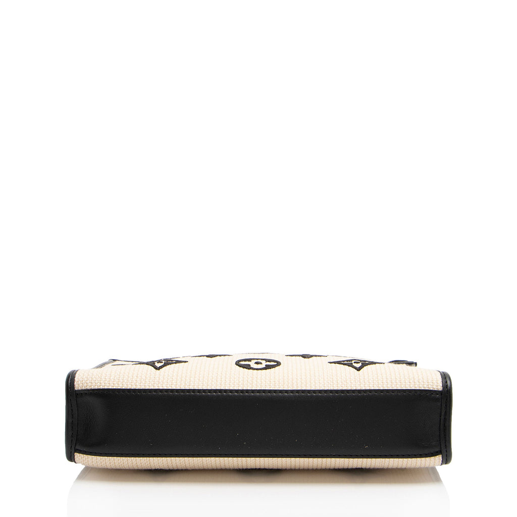 Louis Vuitton Monogram Raffia Toiletry 26 Pouch on Chain (SHF-OIkwlf)