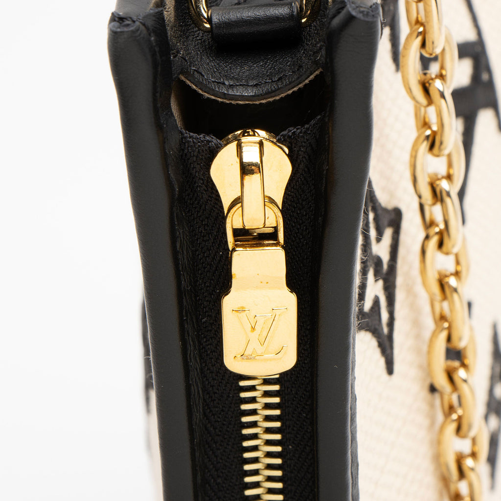 Louis Vuitton Monogram Raffia Toiletry 26 Pouch on Chain (SHF-OIkwlf)