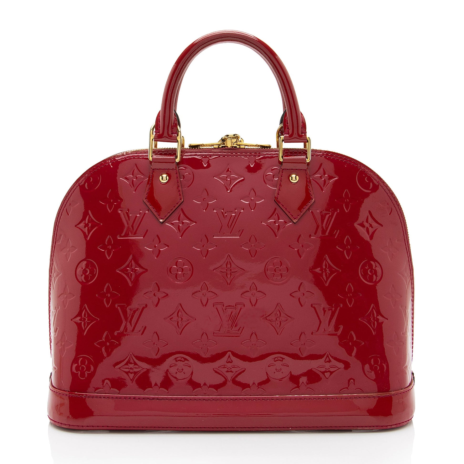 Louis Vuitton Monogram Vernis Alma PM Satchel (SHF-G4aK2V)