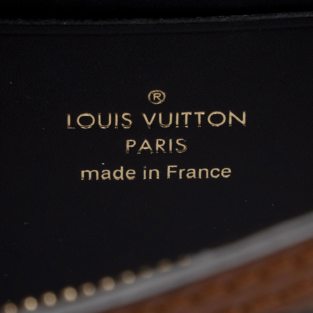 Louis Vuitton Reverse Monogram Dauphine Chain Wallet (SHF-Z8FXpO)