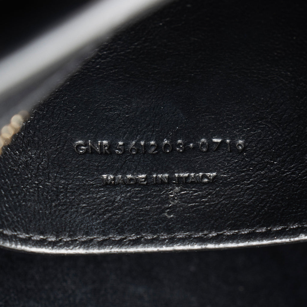 Saint Laurent Grain de Poudre Monogram Uptown Small Tote