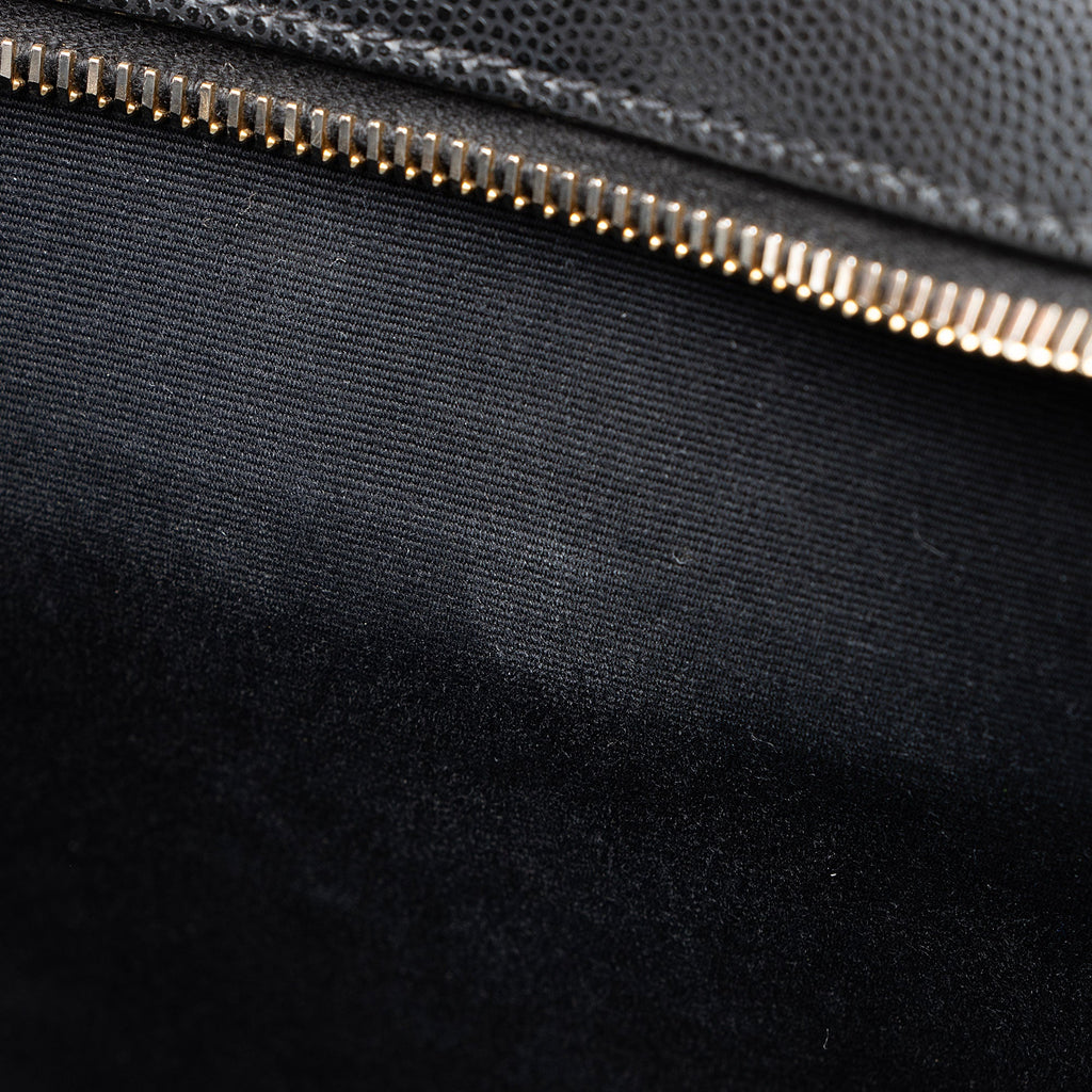 Saint Laurent Grain de Poudre Monogram Uptown Small Tote